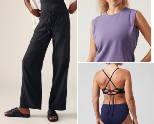 Athleta Wear Comfort cover photo collage