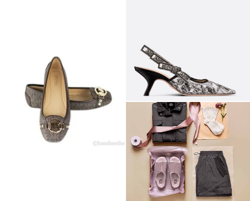 Luxury shoes cover photo collage