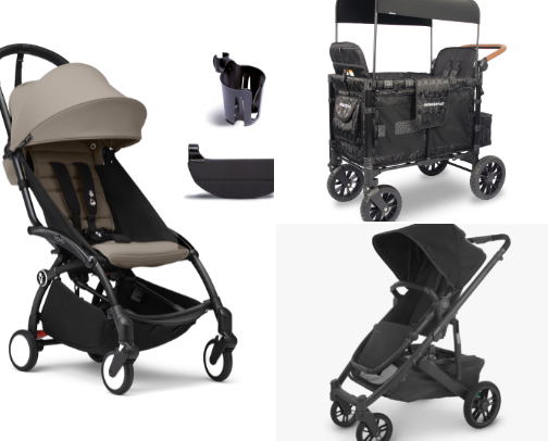 On the go...Baby/Toddler Strollers and Car seats I love! cover photo collage