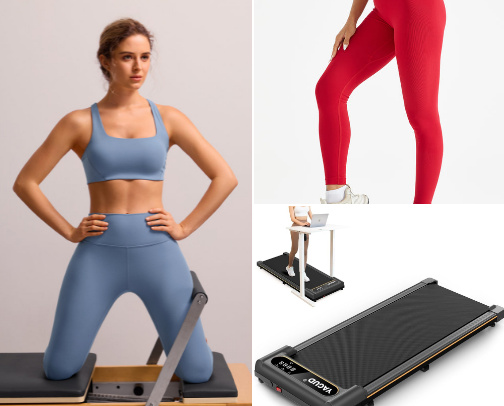 Fitness Essentials for Busy Moms cover photo collage