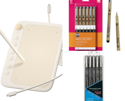 Art Supplies on a Budget cover photo collage