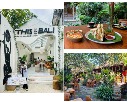 15 Budget Restaurants in Ubud Bali with Fantastic Experiences cover photo collage