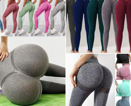 Gym clothes women cover photo collage