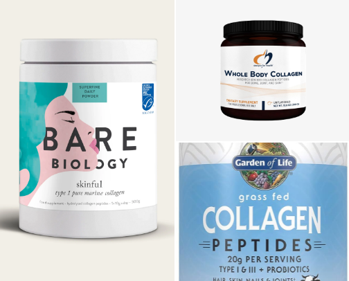 🌟 Glow Up Naturally: My Top Collagen Picks 🌟 cover photo collage
