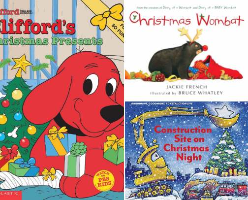 My kid’s favorite Christmas books that they are excited to read each December cover photo collage