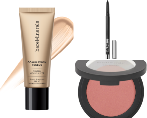 Beauty recommendations for quick make up routines! cover photo collage