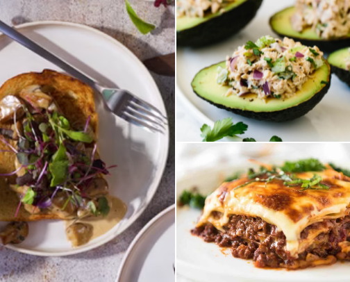 Foodie lovers cover photo collage