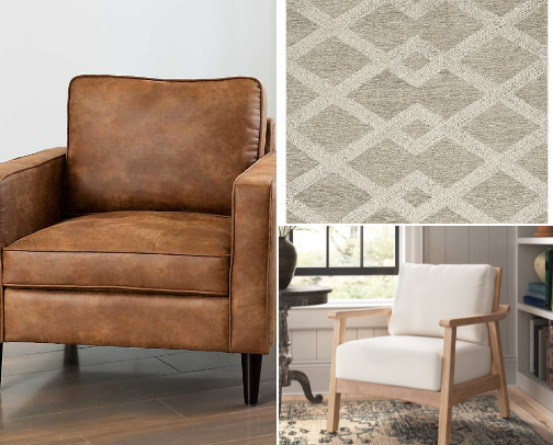 Living Room Refresh on a Budget cover photo collage