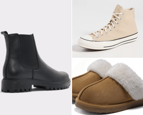 Cute Fall/ Winter Boots and Shoes cover photo collage