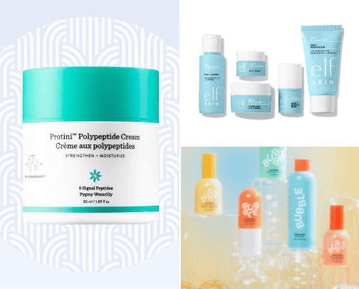 Skincare cover photo collage
