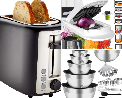 Kitchen Appliances under 50$👩🏻‍🍳(Amazon finds) cover photo collage