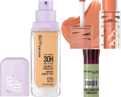 Maybelline cover photo collage