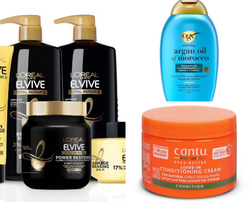 drugstore hair heroes under $15 cover photo collage