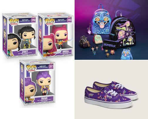 KPOP Demon Hunters cover photo collage