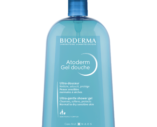 Bioderma gel shower face and hands cover photo collage