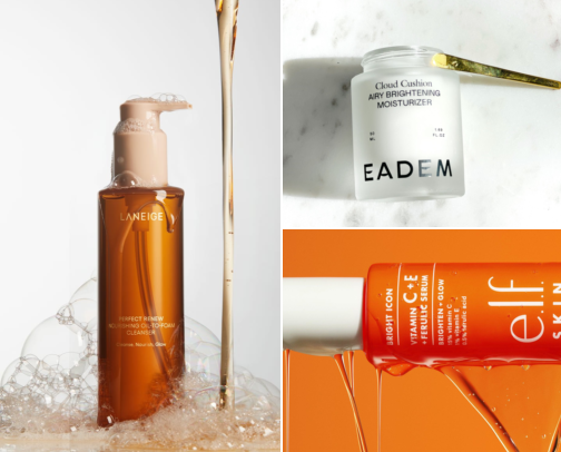 Nighttime routine for Glowing Skin cover photo collage