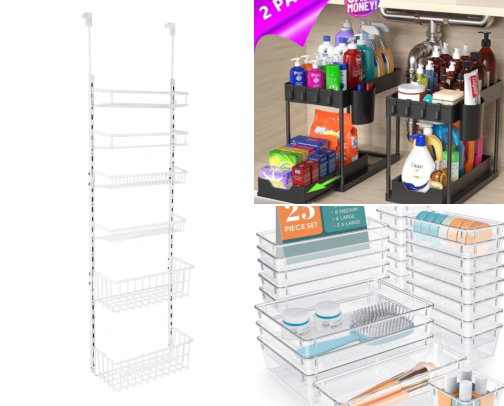 Organization Hacks for a Clutter-Free Home 🧺 cover photo collage