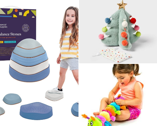 Favorite toys for toddlers cover photo collage