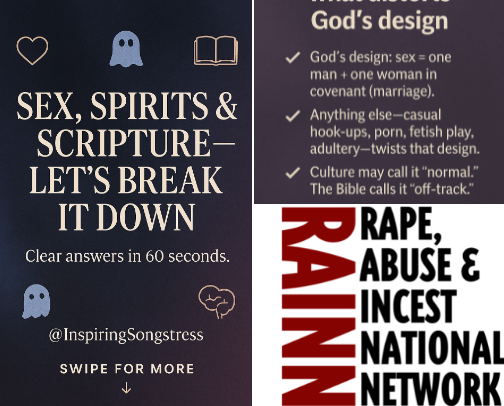 Sex, Spirits, and Scripture: Healing Sexuality with Truth cover photo collage