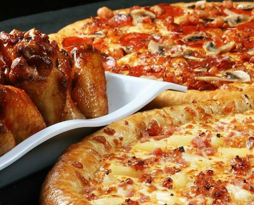 Fast food trend cover photo collage