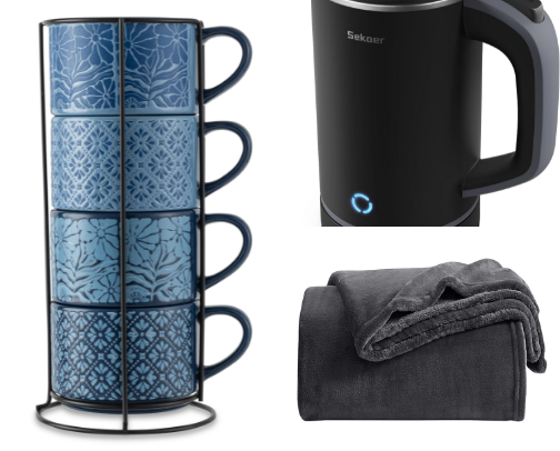 ☕ Cozy Must-Haves for Rainy Days🌧️ cover photo collage