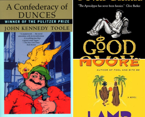 My favourite comedy books cover photo collage