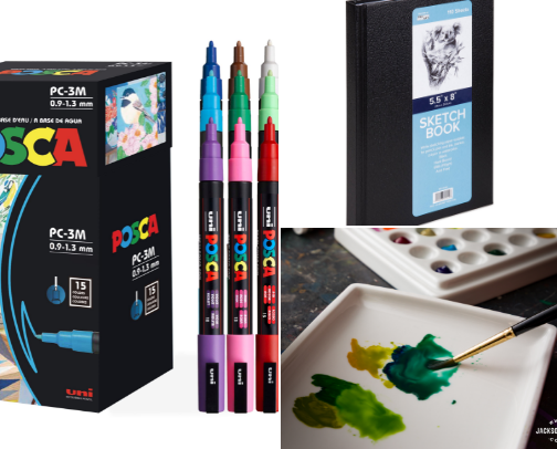 Gifts for artsy people🎨✨ cover photo collage