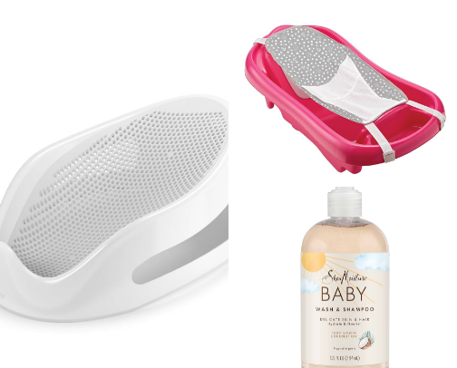 Baby bath essentials 🧼 cover photo collage
