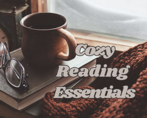 cozy reading essentials 📖 cover photo collage