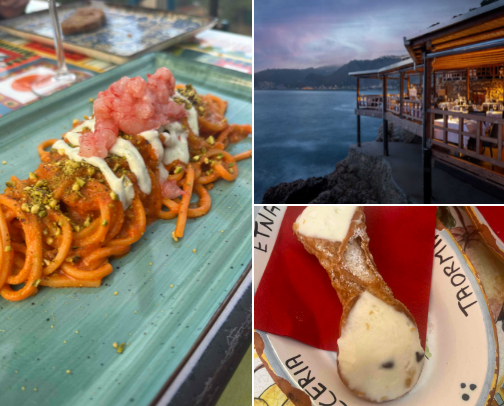 Top places to eat & drink in Taormina cover photo collage