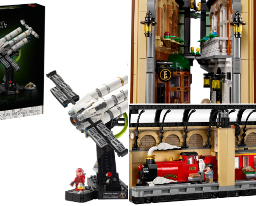 Bookish Lego Sets cover photo collage