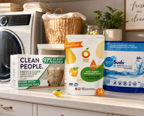 Your Laundry Detergent Is Doing the Bare Minimum — Clean Laundry Products, Stain Removers & Fabric Care on Amazon cover photo collage