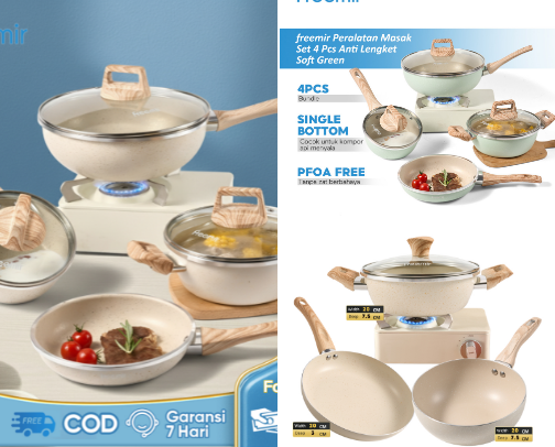 “Eco-smart tools for conscious cooks.” cover photo collage