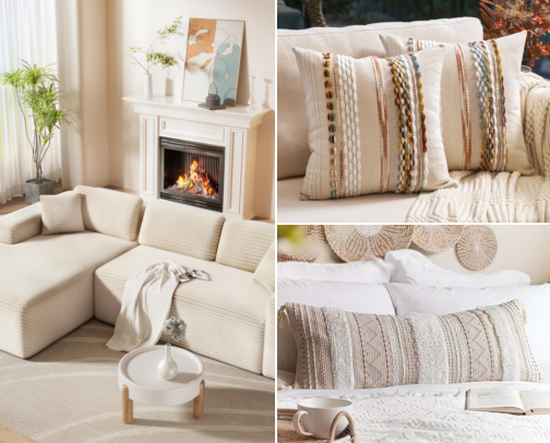 Boho Living Room Ideas cover photo collage
