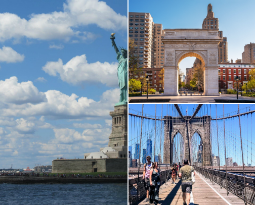 budget-friendly NYC trip guide cover photo collage