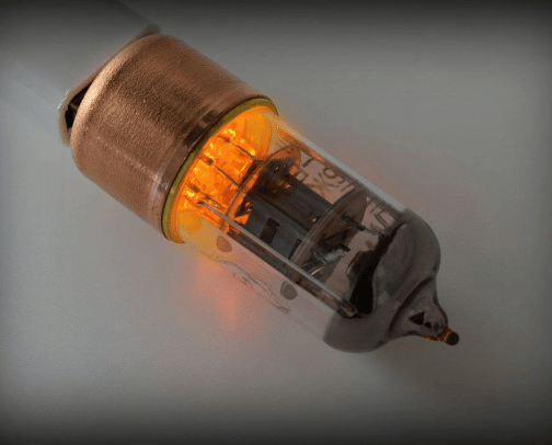 Steampunk (ORANGE) Pentode Radio Tube USB Flash Drive 8GB 16GB 32GB 64GB 128GB. Retro USSR military equipment. cover photo collage