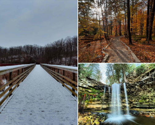 Hiking Trails in Ontario cover photo collage