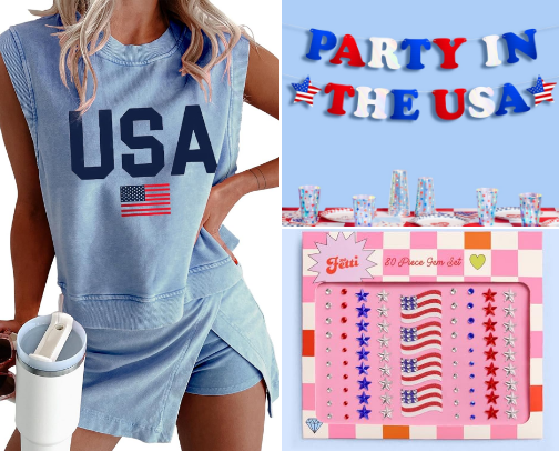 Fourth of July For The Fam 🇺🇸🧨💙 cover photo collage