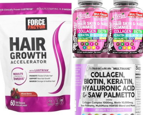 Hair Growth cover photo collage