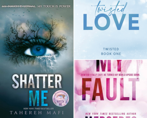 best romance book recs 📖🤎 cover photo collage