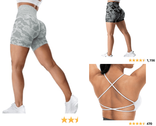 Fashionably Fit: Stylish Gym Outfits cover photo collage