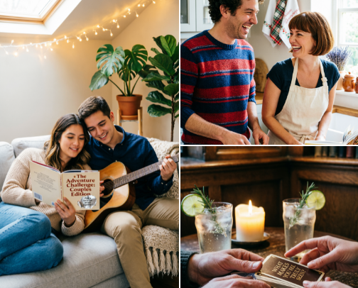 Spark The Connection: Date Night & Marriage Wellness cover photo collage