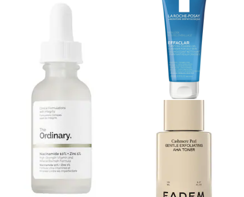 SKINCARE-Oily skin routine cover photo collage