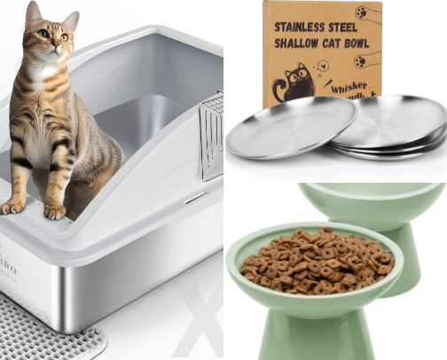 Cat Mom Essentials To Make Life Easier cover photo collage