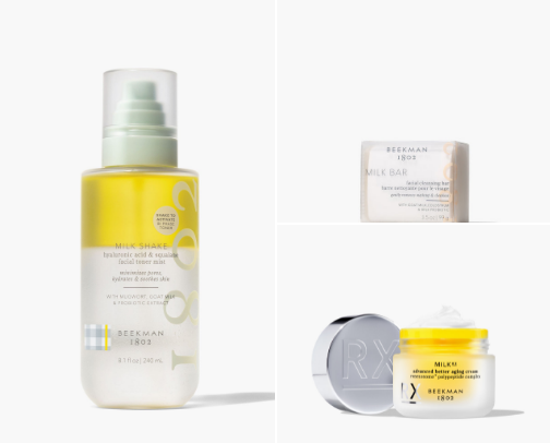 Minimalist Everyday Facial Products cover photo collage