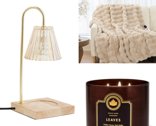 Cozy in the Fall cover photo collage