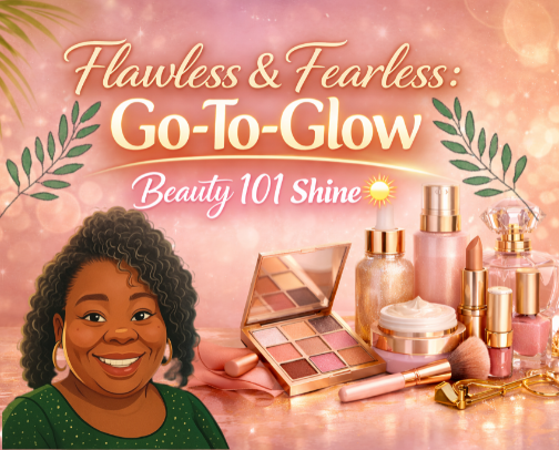 Flawless & Fearless: 
Go-To-Glow
Beauty 101 Shine ☀️ cover photo collage