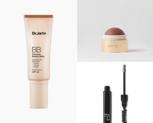 “No -makeup” beauty recs ✨ cover photo collage