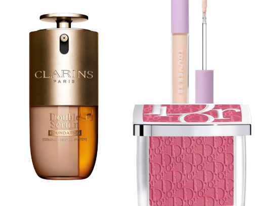 Current makeup routine cover photo collage