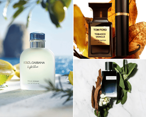 Unique blends and lasting fragrances for your man! cover photo collage